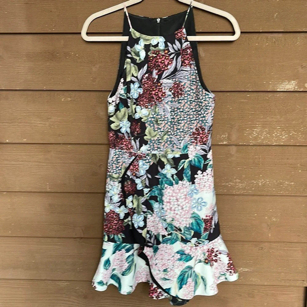 Keepsake garden floral print dress size S